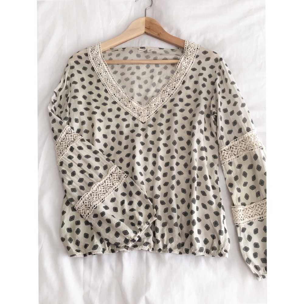 🆑Peasant long sleeve blouse Melrose and Market
